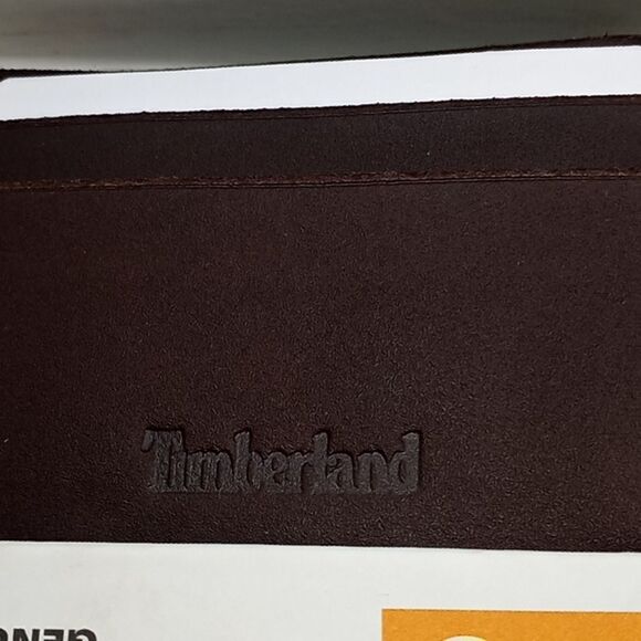 ❤️hp❤️ timberland Delta Leather Flip Clip Wallet Bag - Picture 4 of 6